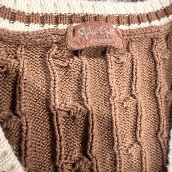 Women's brown vest, PacSun - Picture 3 of 5